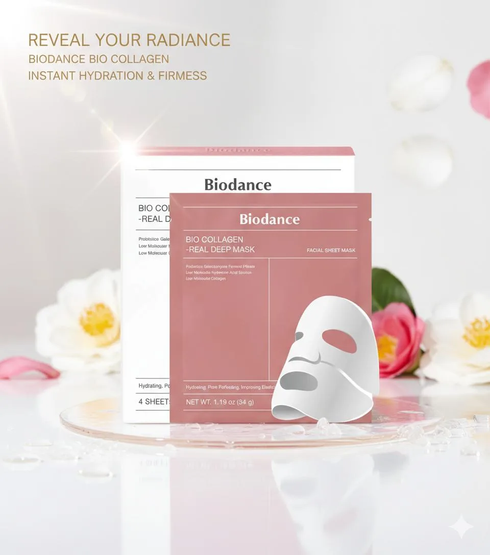 Biodance — Masque Bio-Collagène Real Deep · 4 masques