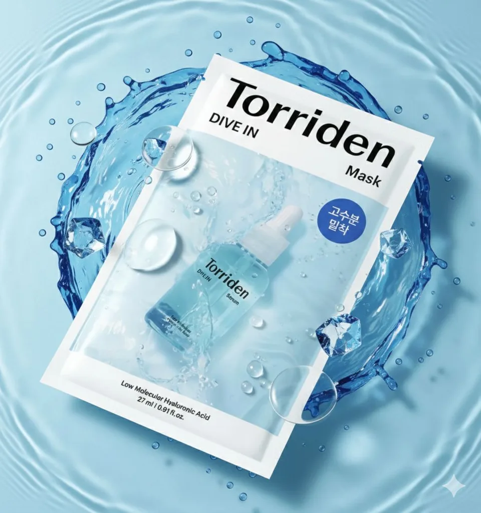 Torriden — Masque Acide Hyaluronique Dive-in · 1 masque