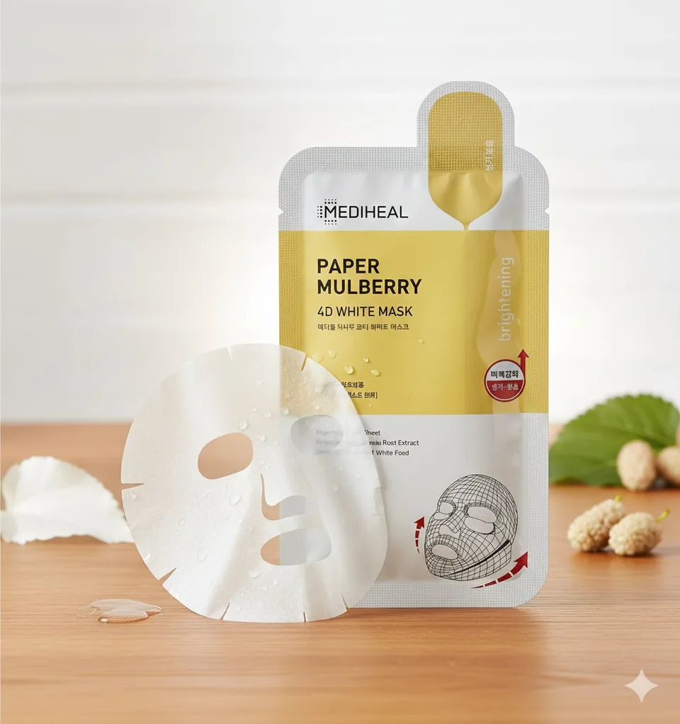 Mediheal — Maulbeere 4D Weiße Maske · 1 Maske